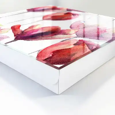 Bouquet de tulipes rouges et roses