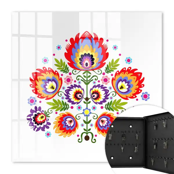 Fleurs de style folklorique