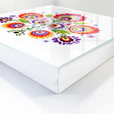 Fleurs de style folklorique