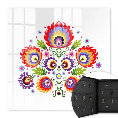 Fleurs de style folklorique