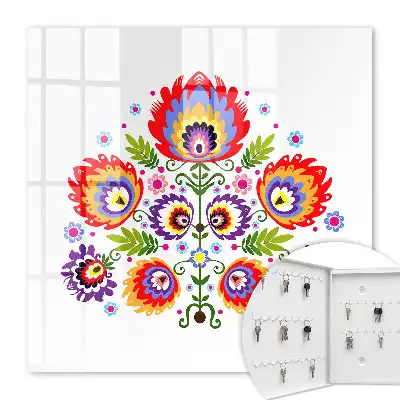 Fleurs de style folklorique