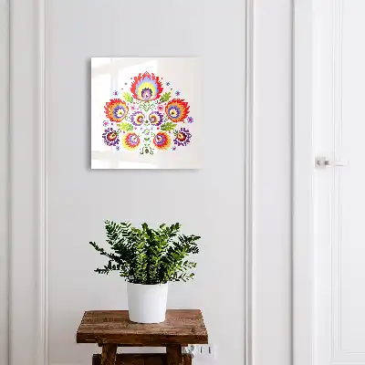 Fleurs de style folklorique