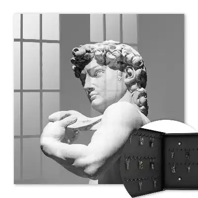 Élégance classique sur fond gris