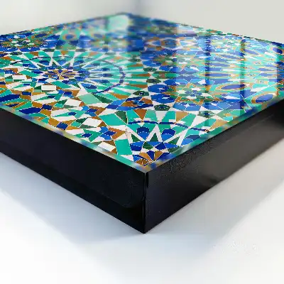 Motifs géométriques en mosaïque