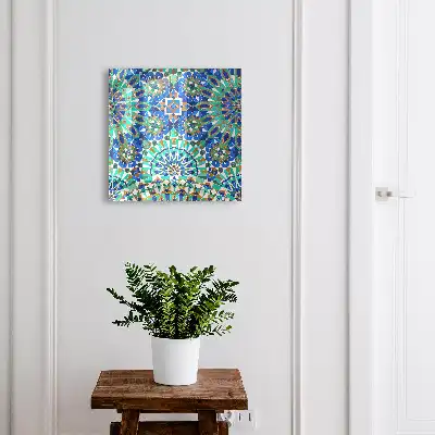 Motifs géométriques en mosaïque