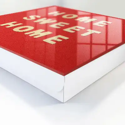Maison rouge avec arrière-plan