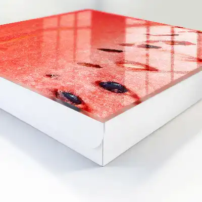 Pastèque juteuse avec graines