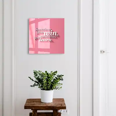 Parfois, on gagne en rose