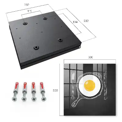 Œuf au plat sur fond noir