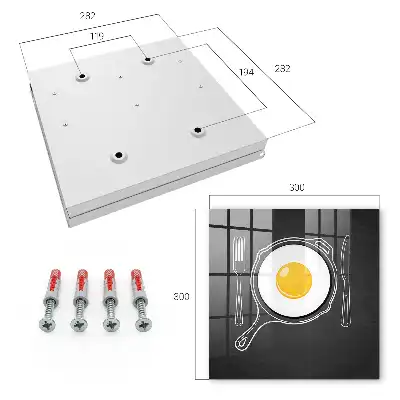 Œuf au plat sur fond noir