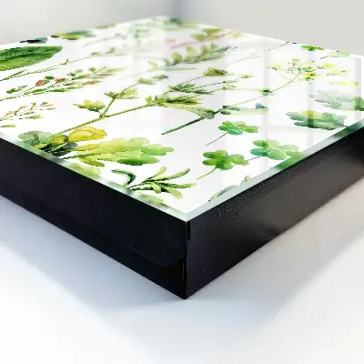 Tableau décoratif motif plantes style aquarelle