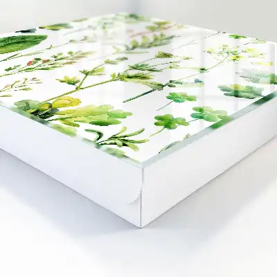 Tableau décoratif motif plantes style aquarelle