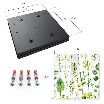 Tableau décoratif motif plantes style aquarelle