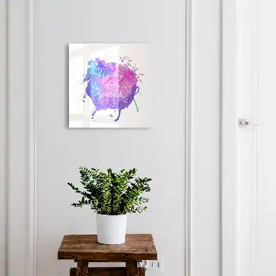 L'univers aime la gratitude en violet