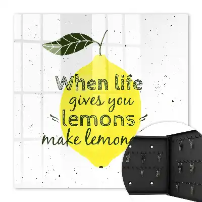 Motif citron de style artisanal