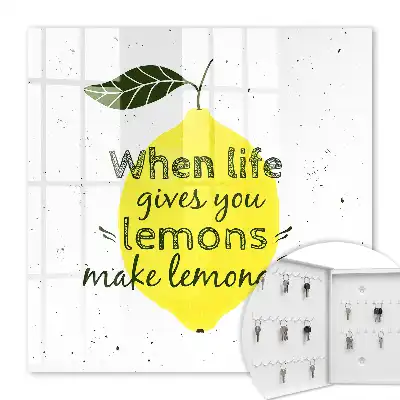 Motif citron de style artisanal