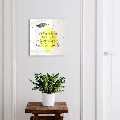 Motif citron de style artisanal