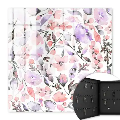 Bouquet de fleurs aux tons pastel