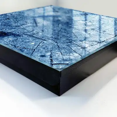 Texture aux tons bleus