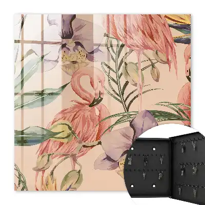 Élégance exotique avec des feuilles vertes