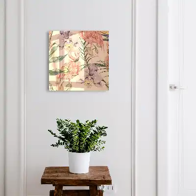 Élégance exotique avec des feuilles vertes