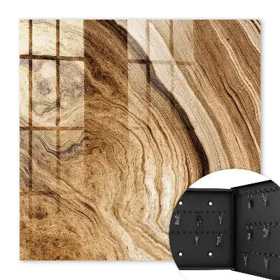 Décoration murale Vagues de bois élégance de la paix