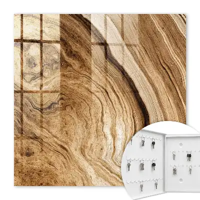 Décoration murale Vagues de bois élégance de la paix