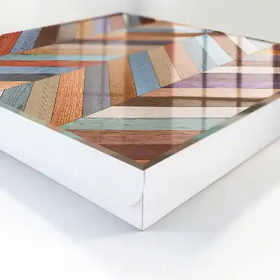 Motif à chevrons dans des tons naturels