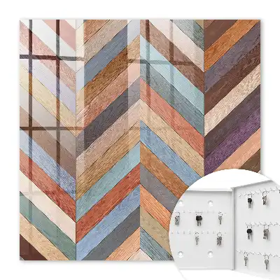 Motif à chevrons dans des tons naturels