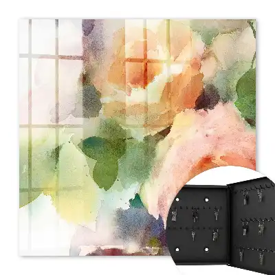 Motif floral aux couleurs pastel