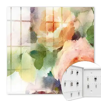 Motif floral aux couleurs pastel