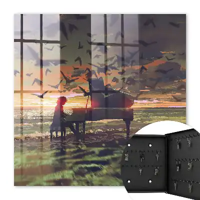 Tableau L'harmonie de la nature au coucher du soleil