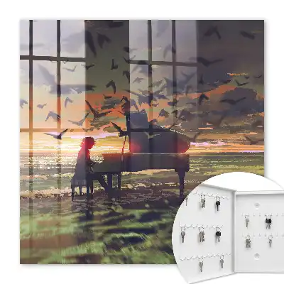 Tableau L'harmonie de la nature au coucher du soleil