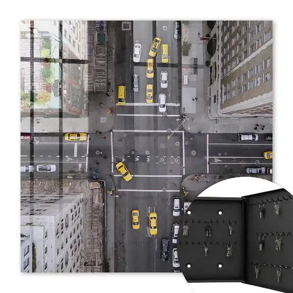 Les rues de la ville sont pleines de taxis