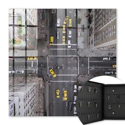Les rues de la ville sont pleines de taxis