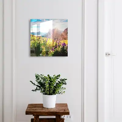 Un havre de paix montagnard avec ses fleurs et son soleil