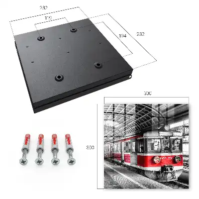 Symétrie ferroviaire d'une architecture élégante