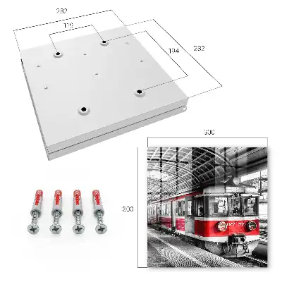 Symétrie ferroviaire d'une architecture élégante