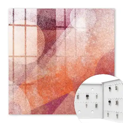 L'Énergie de l'abstraction rose et orange
