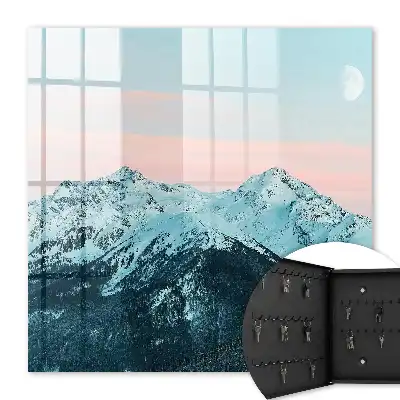 Paix de la montagne au clair de lune