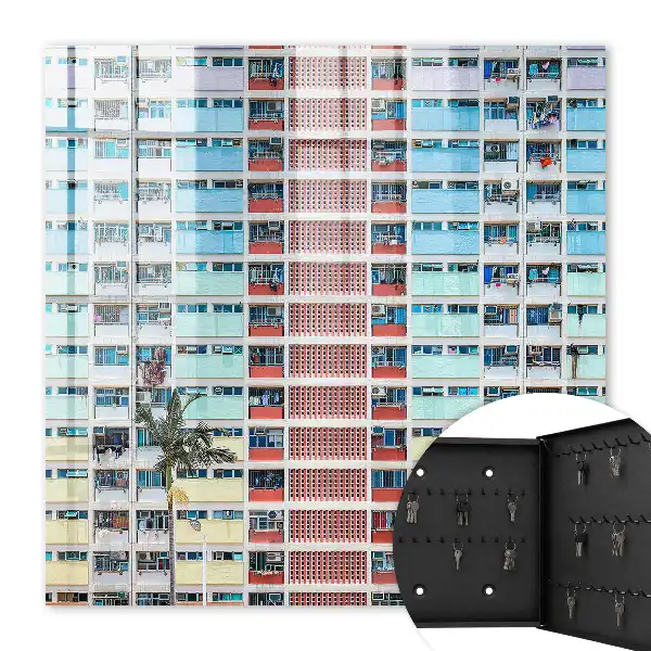 Architecture colorée et élégance moderne