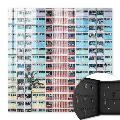 Architecture colorée et élégance moderne