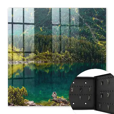 Idylle montagnarde dans une eau verte