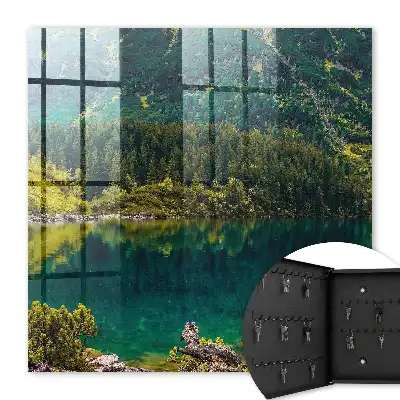 Idylle montagnarde dans une eau verte