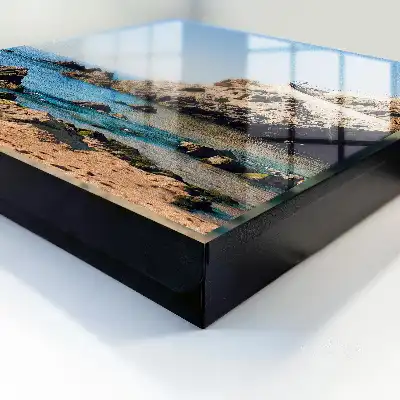 Tableau paysage côtier avec mer bleue