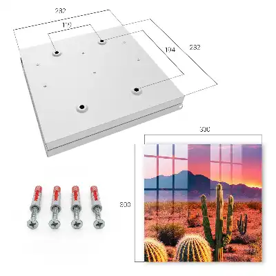 Paysage de désert occidental avec des cactus