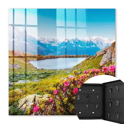 Paysage de montagne aux couleurs vives