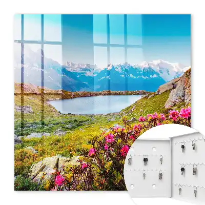 Paysage de montagne aux couleurs vives