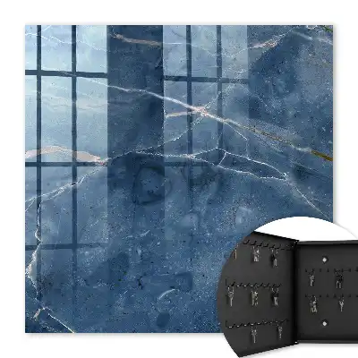 Marbre bleu aux lignes subtiles