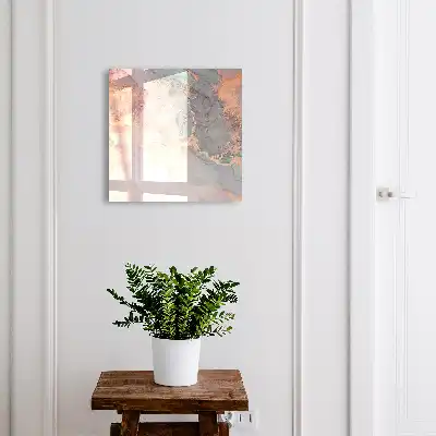 L'élégance subtile du rose et du vert